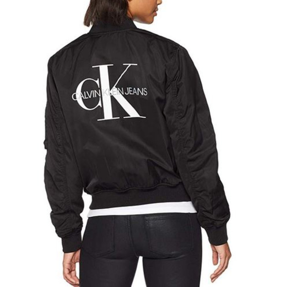 calvin klein bomber jacket womens